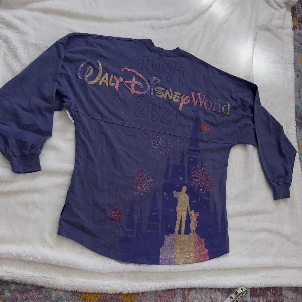NEW Disney World 50th Anniversary Spirit Jersey Shirt S Castle 1971 2021 - Picture 2 of 11